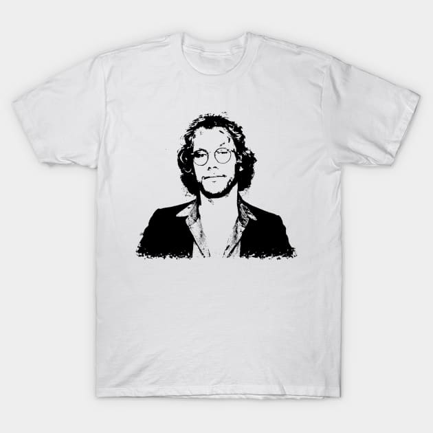 Warren Zevon Portrait T-Shirt by phatvo